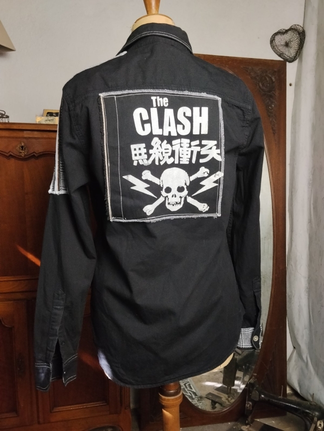 Chemise custom homme rock 