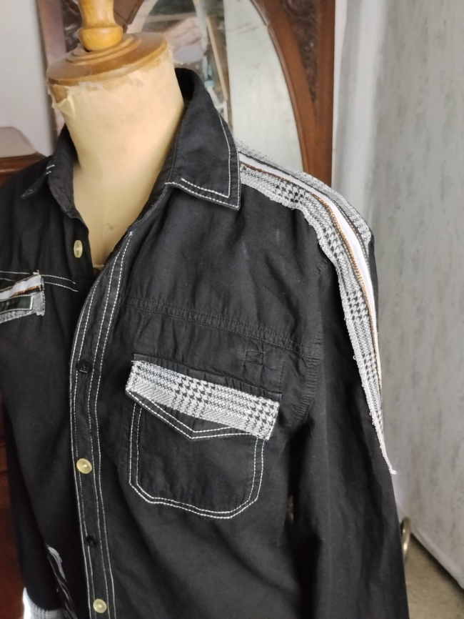 Chemise custom homme rock 