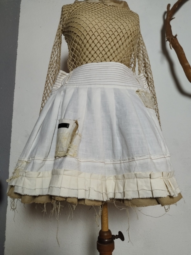 Jupe bohème steampunk